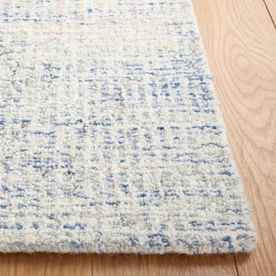 Metro Blue Hand-Tufted Wool 4' x 6' Area Rug