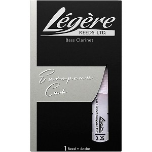 Legere Reeds Bass Clarinet European Cut Reed 2.25 - 1 of 1