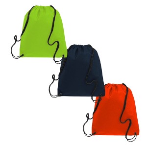 EG PRO Drawstring Backpack Bag Lightweight Non-Woven Sportpack for Gym Travel, School - 1 of 4