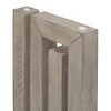 Lyngins Modern Oak Veneer Console Table with Distinctive Side Shapes, Rectangle Entryway Table, Sofa Table for Hallway, Living Room, Foyer, Corridor - 4 of 4