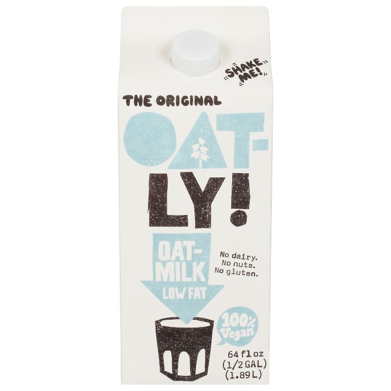 Oatly Low Fat Oatmilk - 0.5gal, 1 of 7