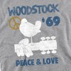 Men's Woodstock Peace And Love Crewneck Sweatshirt - 2 of 4