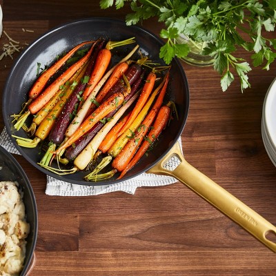 Black Aluminum Nonstick Ceramic Coating 2-Piece Fry Pan Set
