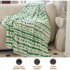 Elegant Comfort Super Soft Christmas Prints Blanket Home D¨¦cor, Warm Cozy Throws for Winter Bedding. - 3 of 4