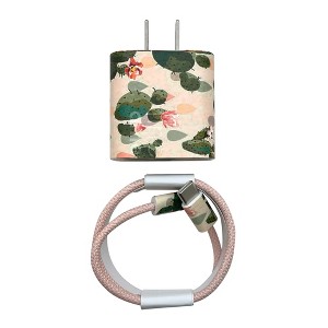 Olivia Pratt Printed Wall Charger 20W USB-C Power Adapter with USB-C to Lightning 3.3ft Nylon Cable - 1 of 4