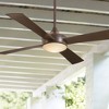 52" Minka Aire Modern Outdoor Ceiling Fan with LED Light Remote Control Oil Rubbed Bronze Wet Rated for Patio Exterior Porch Barn - 2 of 4