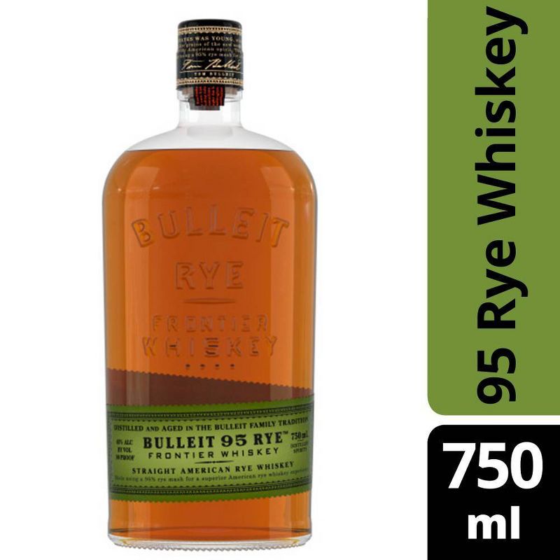 Bulleit 95 Rye Frontier Whiskey - 750ml Bottle, 2 of 8