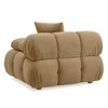 TOV Furniture Calliope Performance Velvet Modular Corner Chair in Cafe Au Lait - 4 of 4