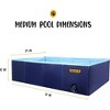 KOPEKS Portable Pool - Square - Blue - Medium - 4 of 4