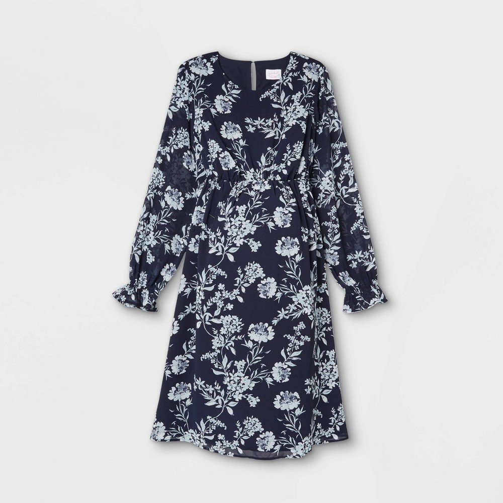 Isabel Maternity By Ingrid & IsabelFloral Print Long Sleeve Maternity ...