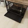 FURNIinspire Pet Crates and Houses Dog Crate Furniture Style Heavy duty Kennel Cage, Stylish Pet Crate, Shelter, Black, 32.67"*24.6"*29.01" - 4 of 4