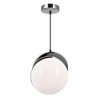 CWI Lighting Gemini 1 Light Mini Pendant With Polished Nickel Finish - 2 of 4