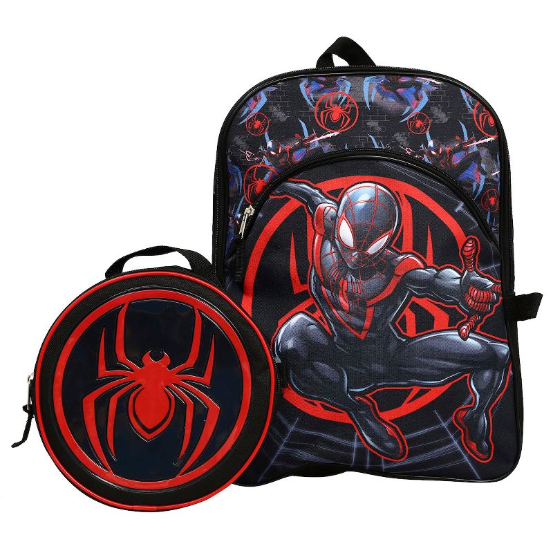 Marvel Spider-Man Miles Youth Lunch Tote & Backpack, 2 of 7
