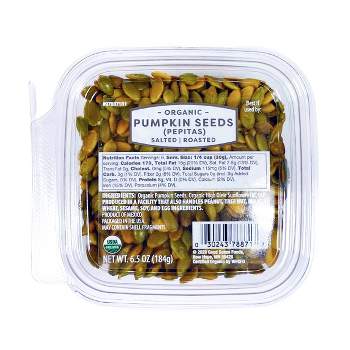 Organic Roasted & Salted Pumpkin Seeds (Pepitas) - 6.5oz
