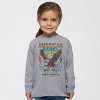 The Juniper Shop American Rebel Spirit Distressed Toddler Long Sleeve Tee - 3 of 4