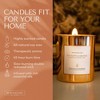 Benevolence LA Premium Scented Wood Wicked Candles In Gold Glass Jar - 4 of 4