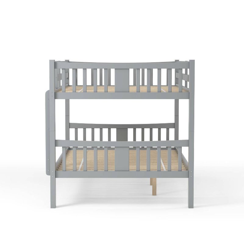 Twin Over Twin Kids&#39; Clare Bunk Bed Gray - ioHOMES, 6 of 8