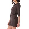 Rekucci Women's Soft Knit Loungewear Shorts with Pockets - 2 of 4