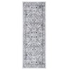 Entryway Runner Rug - Washable Vintage Low Pile Carpet, Non-Slip Lightweight Floor Mat for Kitchen, Bedroom & Bathroom - 4 of 4