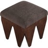 Meridian Furniture,Altair Velour Fur Fabric Bench - 4 of 4