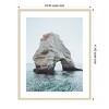 Amanti Art Rock of Solitude Milos by Bella Eve Wood Framed Wall Art Print - 3 of 4