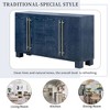 The Misty Moon Sideboard Buffet Cabinet with Storage, Wood Sideboard with Adjustable Shelves and Gold Handles for Kitchen - 4 of 4
