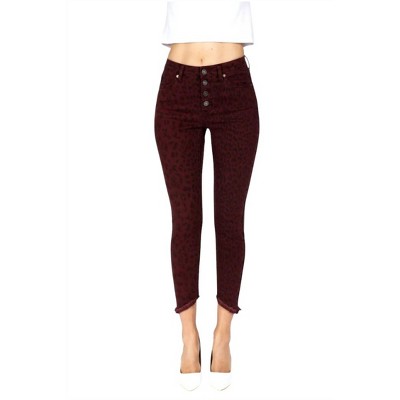 Women's Animal Print Skinny Jeans - KanCan 25