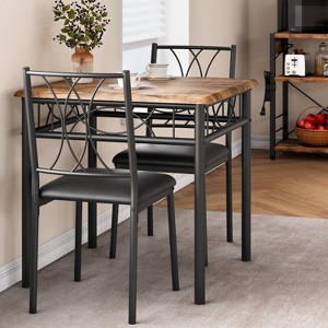 Garvee Dining Table Set, Dining Table Set: Small Rectangle Table & Chairs for Kitchens, Dining Room - 1 of 4