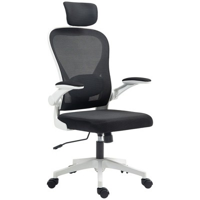 Aghana Digitals Ergonomic Mesh Office Chair with Adjustable Headrest, Lumbar Support, Flip-up