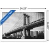 Trends International The Brooklyn Bridge - Iconic Framed Wall Poster Prints - 3 of 4