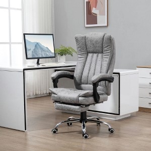 Resenkos Computer Desk Chair, Massage Office Chair With 6 Points And Heat, Reclining Computer Chair,Gray Grey - 1 of 4