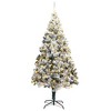 Artificial Christmas Tree Green 70.9" PVC and Steel and Plastic - 2 of 4
