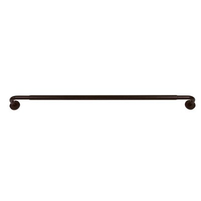 Versailles Privacy Wraparound Rod Set - Espresso