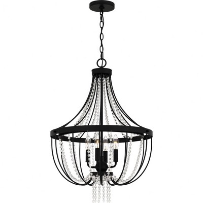 Quoizel Lighting Adelaide 4 - Light Pendant in  Matte Black