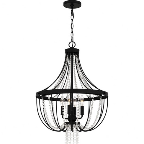 Quoizel Lighting Adelaide 4 - Light Pendant in  Matte Black - image 1 of 4