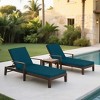 PAGED Outdoor Lounge Chair Cushion,74.8 in x 24 in,Breathable and UV Resistant,Fade Resistant Patio Cushion,2PC - 2 of 4