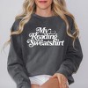 Simply Sage Market Women's Garment Dyed  Graphic Sweatshirt My Reading Sweatshirt - 2 of 3