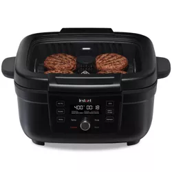 Instant Brands 6-in-1 Smokeless Indoor Grill & Air Fryer with OdorErase Technology