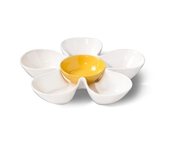 BIA Cordon Bleu 14.5" Daisy Chip-n-Dip Platter