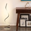 Brightech Allure Modern Dimmable Integrated LED Floor Lamp Matte Black : 38" Spiral, 3-Year Warranty, UL Listed - image 3 of 4