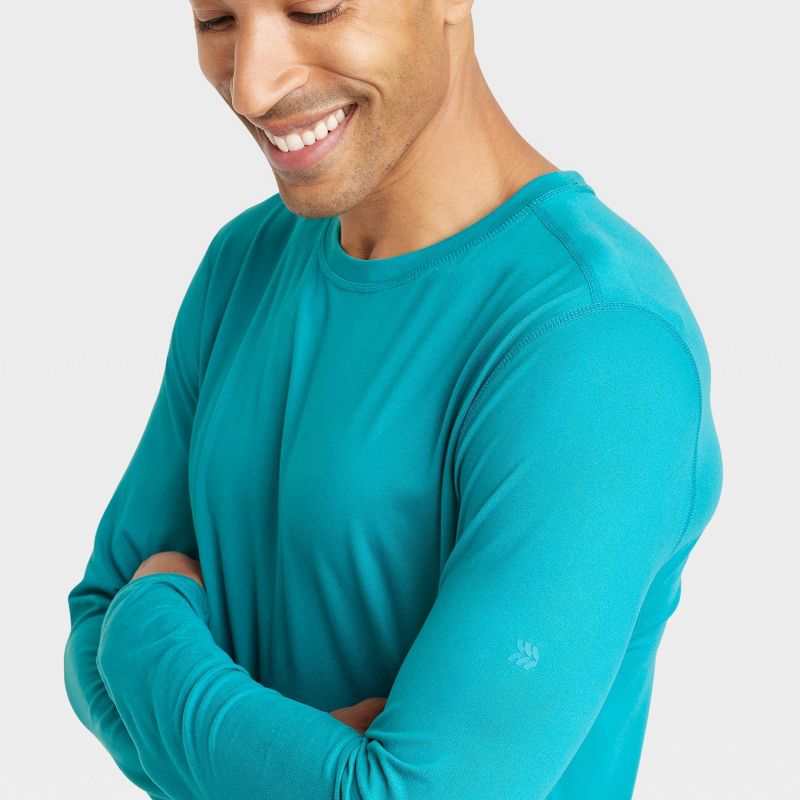 Men's Long Sleeve Performance T-Shirt - All In Motion™, 4 of 7