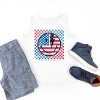 The Juniper Shop SmileyWorld Patriotic Checkered Lightning Youth Tank Top - 3 of 4