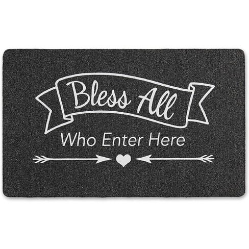 J&V Textiles No Place Like Home Outdoor Rubber Doormat 18 x 30