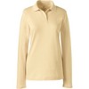 Lands' End School Uniform Women's Long Sleeve Feminine Fit Interlock Polo Shirt - 2 of 2