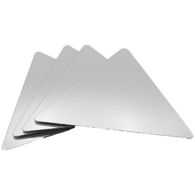Evideco French Home Goods Set of 4 Small Self-Adhesive Decorative Mirrors – Available in 8 Unique Shapes