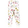 Hudson Baby Girls Cotton Pants and Leggings, Soft Painted Floral - 3 of 4