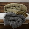 Sapphtopaz 3 Pcs Twill Washed Comforter Set Cozy Cotton Bedding Set, All-Season Quilt Set Duvet Set, Machine Washable - 3 of 4