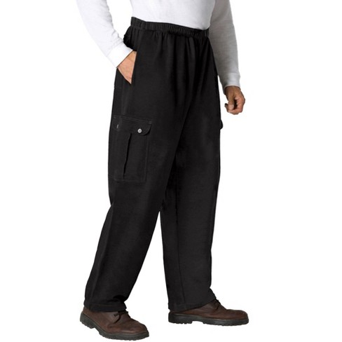 Kingsize Men's Big & Tall Thermal-lined Cargo Pants - L, Black : Target