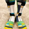 Mondrian Style Block Art Socks (Men's Sizes Adult Large) from the Sock Panda - 2 of 4