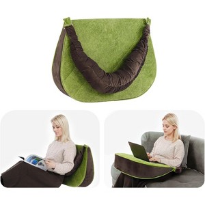 Multifunctional Wedge Pillow: Lap Reading, Gaming & Back Support - 1 of 4